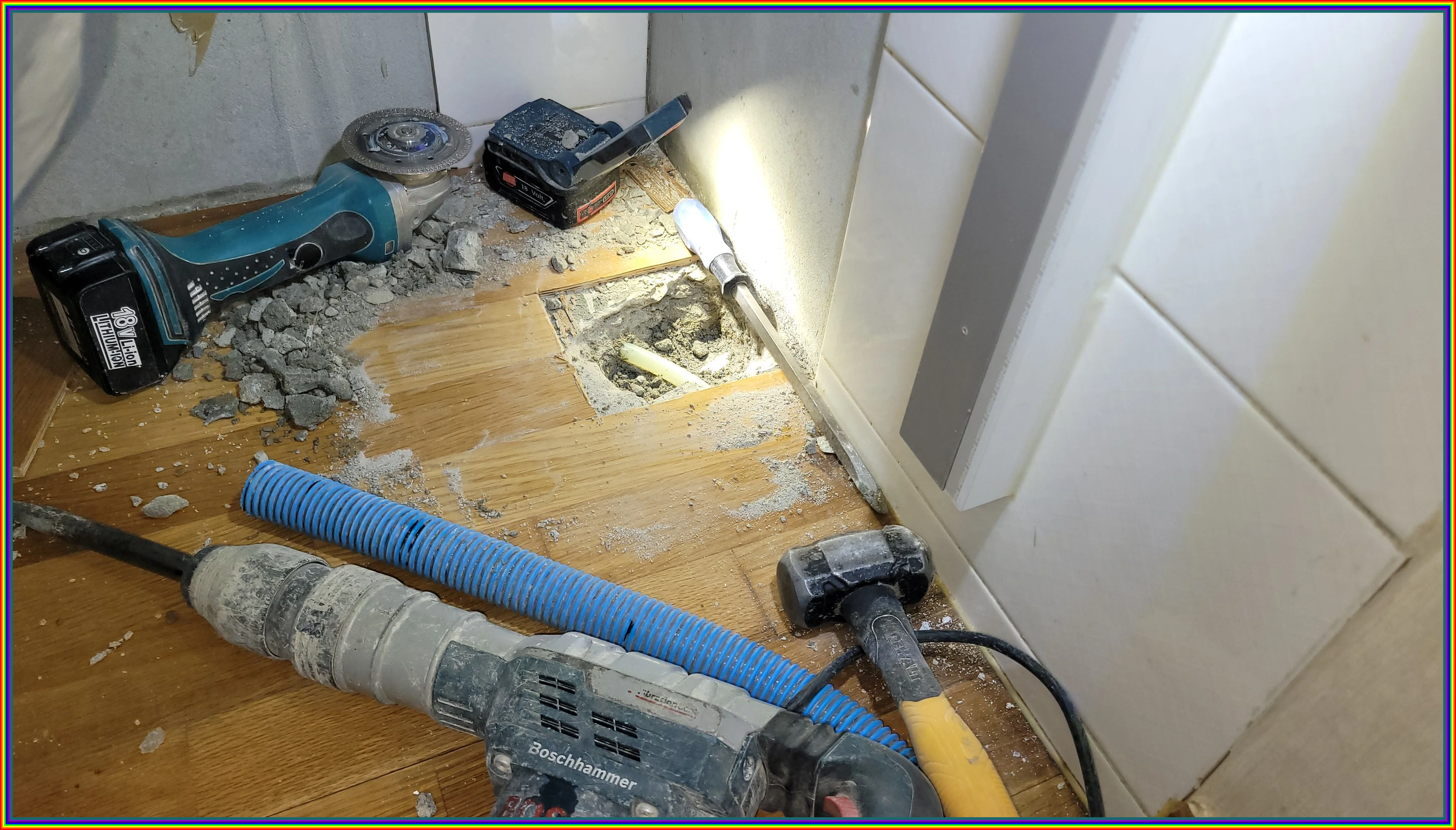 누수 현장 이미지